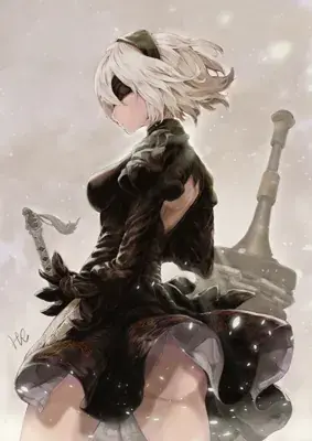 Girl in a black dress sitting on a rock