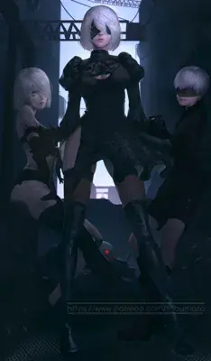 Group of women in black outfits