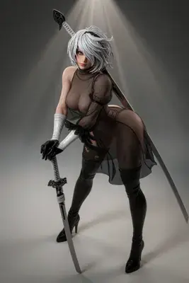 Thumbnail of 2B in Gothic-Lolita Outfit from NieR Automata