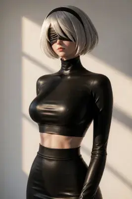 Thumbnail of 2B in Black Leather from NieR Automata