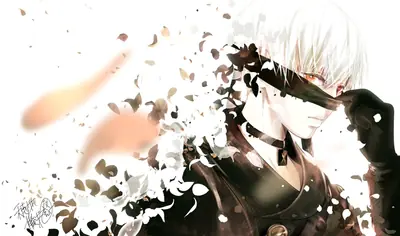 Digital illustration of 2B (YoRHa No.2 Type B) from NieR: Automata, depicted with a blindfold and white hair amidst falling petals.