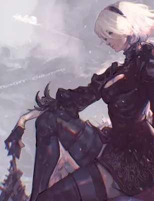 Thumbnail of 2B in NieR Automata Gothic-Lolita Outfit