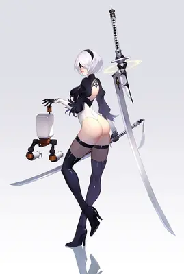 Thumbnail of 2B in NieR Automata Gothic-Lolita Outfit