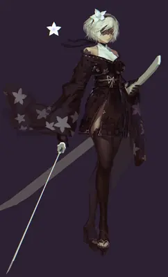 Thumbnail of 2B in Gothic-Lolita Outfit from NieR Automata