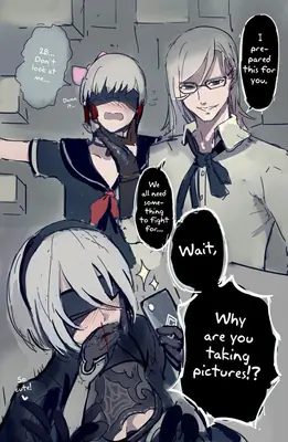 Thumbnail of 2B in NieR Automata Fan Art Scene