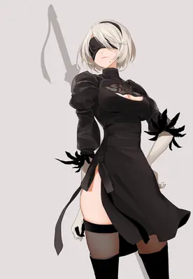Thumbnail of 2B in Gothic-Lolita Dress from NieR Automata