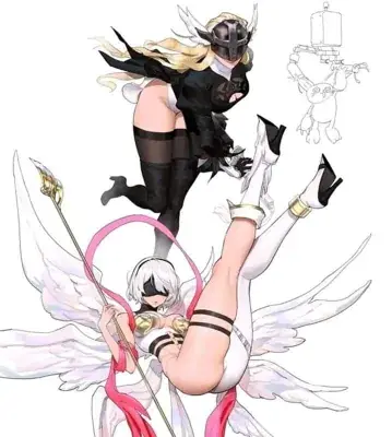 Thumbnail of 2B & A2 - Dynamic Duo