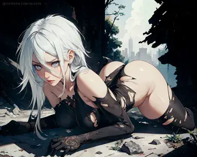 Thumbnail of 2B Amidst the Ruins