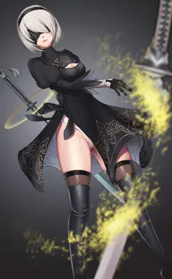 Thumbnail of 2B Combat Ready Digital Art