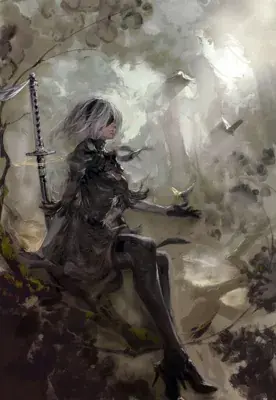 Thumbnail of 2B in the Forest