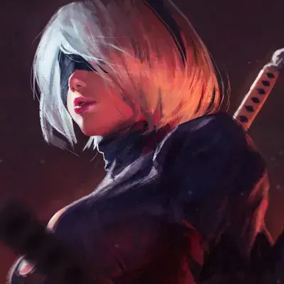 Thumbnail of 2B Moody Digital Portrait
