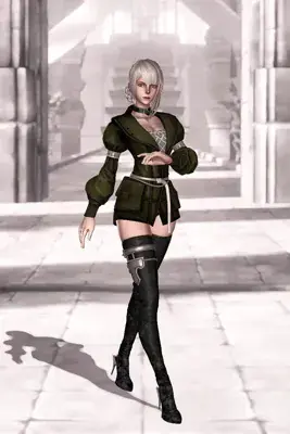 2B from Nier Automata wearing casual military attire - digital artwork showing android warrior in signature outfit