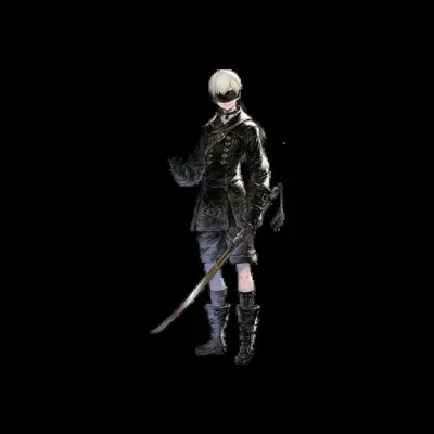 2B from Nier Automata tactical uniform illustration - digital artwork showing android warrior in signature outfit