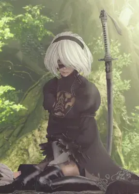 Thumbnail of 2B: The Silent Vigil in the Forest
