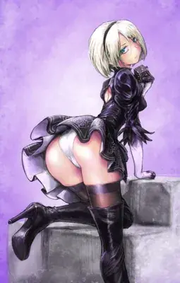 Thumbnail of Artistic render of 2b from nier automata - Nier Art