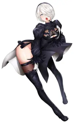 Thumbnail of Artistic render of 2b from nier automata - Nier Art