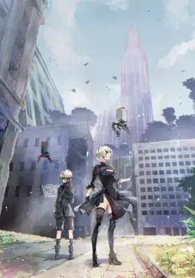 Thumbnail of Artistic render of 2b from nier automata - Nier Art