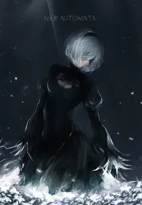 Thumbnail of Artistic render of 2b from nier automata - Nier Art