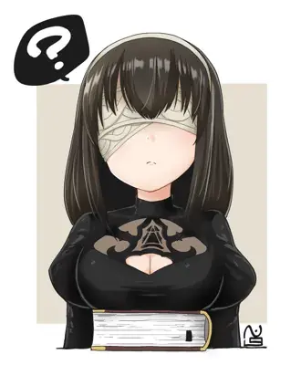 Thumbnail of Artistic render of 2b from nier automata - Nier Art