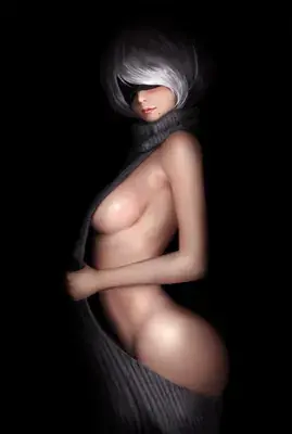 Thumbnail of Artistic render of 2b from nier automata - Nier Art