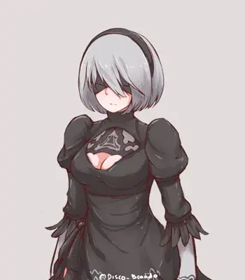 Thumbnail of Artistic render of 2b from nier automata - Nier Art