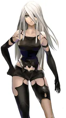 Thumbnail of Artistic render of 2b from nier automata - Nier Art