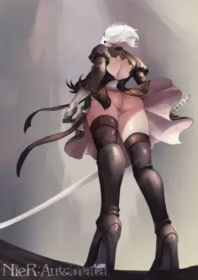Thumbnail of Artistic render of 2b from nier automata - Nier Art