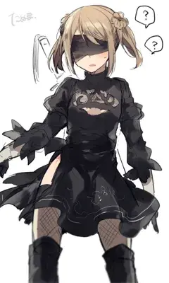 Thumbnail of Artistic render of 2b from nier automata - Nier Art