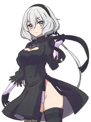 Thumbnail of Artistic render of 2b from nier automata - Nier Art