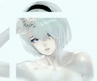 Thumbnail of Artistic render of 2b from nier automata - Nier Art