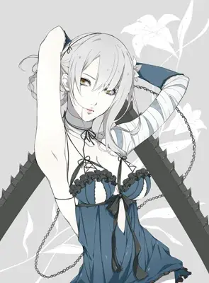 Artistic render of 2b from nier automata