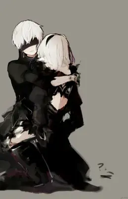 Thumbnail of Artistic render of 2b from nier automata - Nier Art