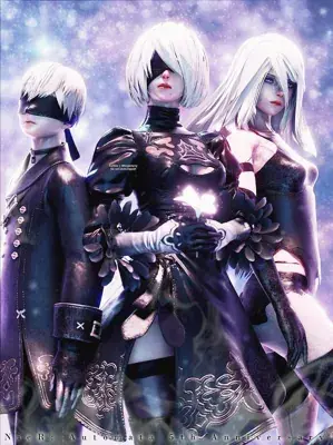 Thumbnail of Artistic render of 2b from nier automata - Nier Art