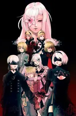 Artistic render of 2b from nier automata