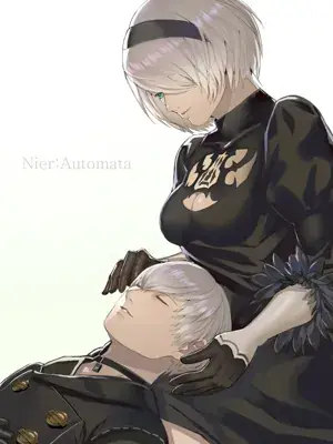 Thumbnail of Artistic render of 2b from nier automata - Nier Art