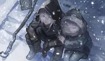 Artistic render of 2b from nier automata
