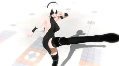 Thumbnail of Artistic render of 2b from nier automata - Nier Art