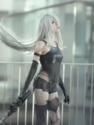 Thumbnail of Artistic render of 2b from nier automata - Nier Art