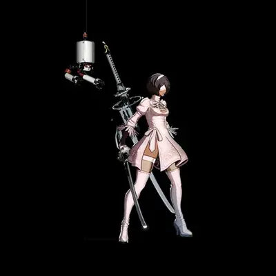 Thumbnail of Artistic render of 2b from nier automata - Nier Art
