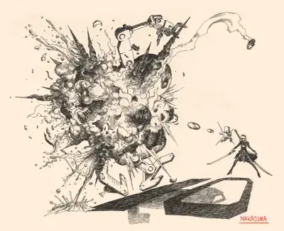 Thumbnail of Artistic render of 2b from nier automata - Nier Art