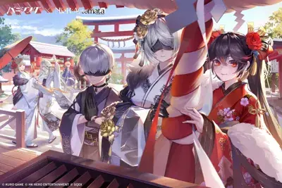 Artistic render of 2b from nier automata