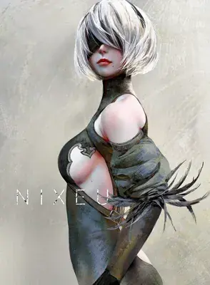 Thumbnail of Artistic render of 2b from nier automata - Nier Art