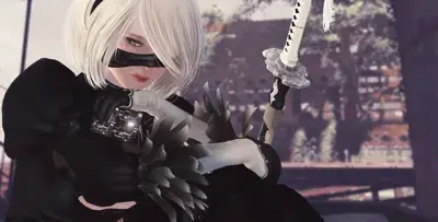 Thumbnail of Artistic render of 2b from nier automata - Nier Art