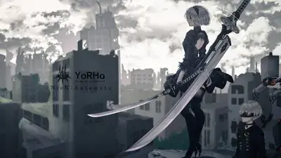 Thumbnail of Artistic render of 2b from nier automata - Nier Art