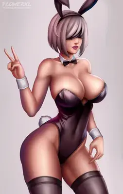 Thumbnail of Artistic render of 2b from nier automata - Nier Art