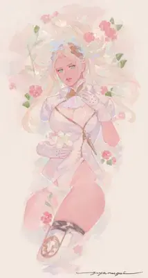 Artistic render of 2b from nier automata