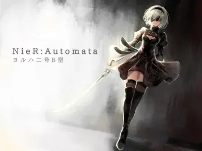 Thumbnail of Artistic render of 2b from nier automata - Nier Art