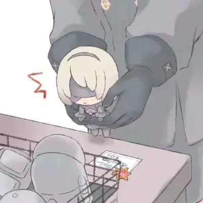 Thumbnail of Artistic render of 2b from nier automata - Nier Art