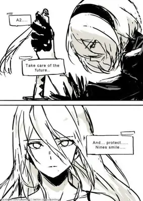 Thumbnail of Artistic render of 2b from nier automata - Nier Art