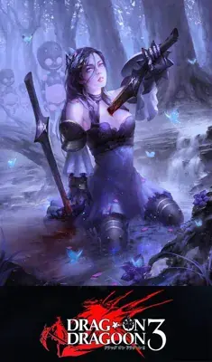 Zero from Drakengard 3 artwork showing sword-wielding warrior in detailed render